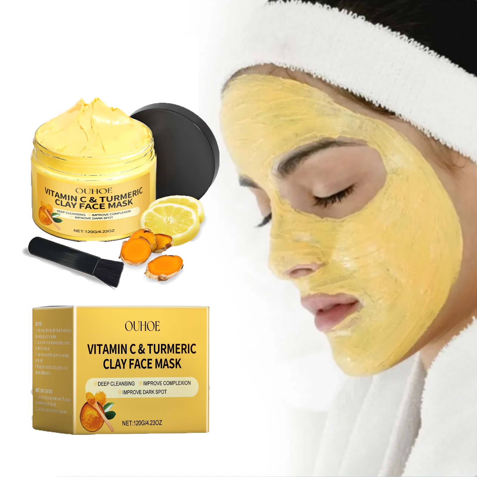 Vitamin C Turmeric Mud Mask Ex - Dust Mask Construction recension och pris