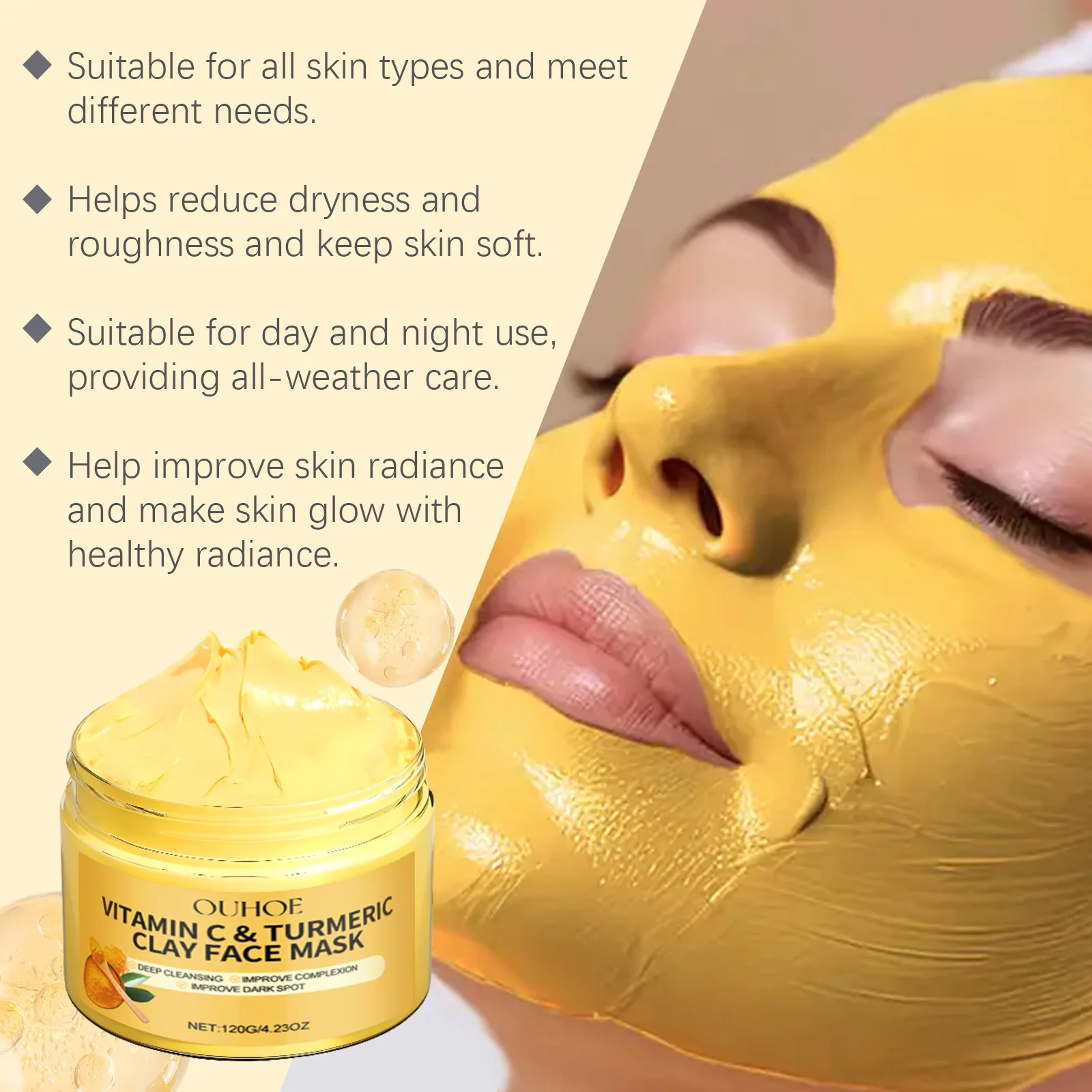Vitamin C Turmeric Mud Mask Ex - Dust Mask Construction recension och pris