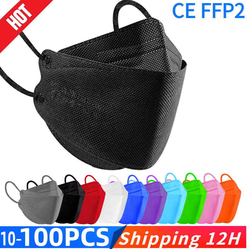 Fish Mask KN95 Mascarillas FPP - Disposable Surgical Mask recension och pris