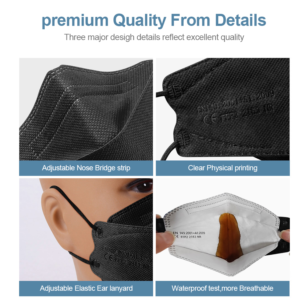 Adult Fish Shape Certified KN9 - Kn95 Respirator Mask recension och pris